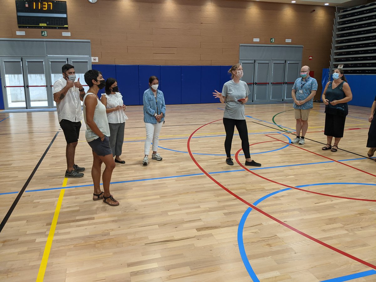 Nothing says community building, laughter and connection like a morning of improv with all 150 <a href="/ASBschool/">American School of Barcelona</a> staff. Thanks to @Barcelonaimprov for helping us kick off our first day back with teachers!