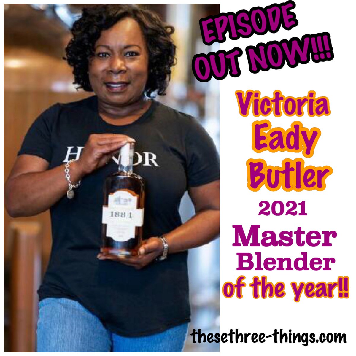 these3thingspod's tweet photo. OUT NOW!!!
First black, First Female Master Blender!!! #herstory #descendant #nearestgreen #unclenearestwhiskey 🥃 https://t.co/K7v49C5ZBe