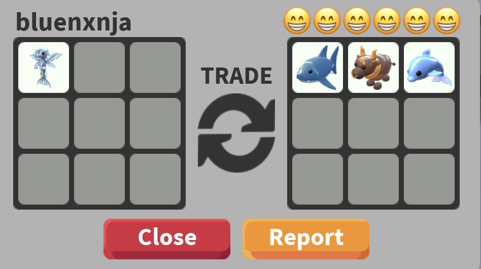 Adopt Me! on Twitter "Niceeee!! W/F/L?? Sending a neon Goldhorn and FR