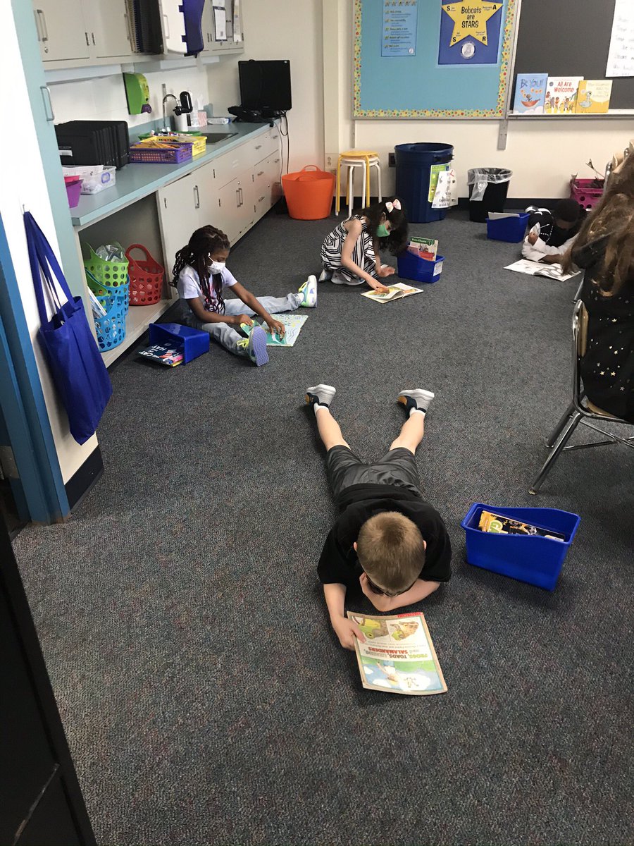 FCPSLane's tweet photo. We have labeled our library, decorated our book boxes, and picked books. Now it’s time to start reading!! #2ndgrade https://t.co/ooseSfwFUS