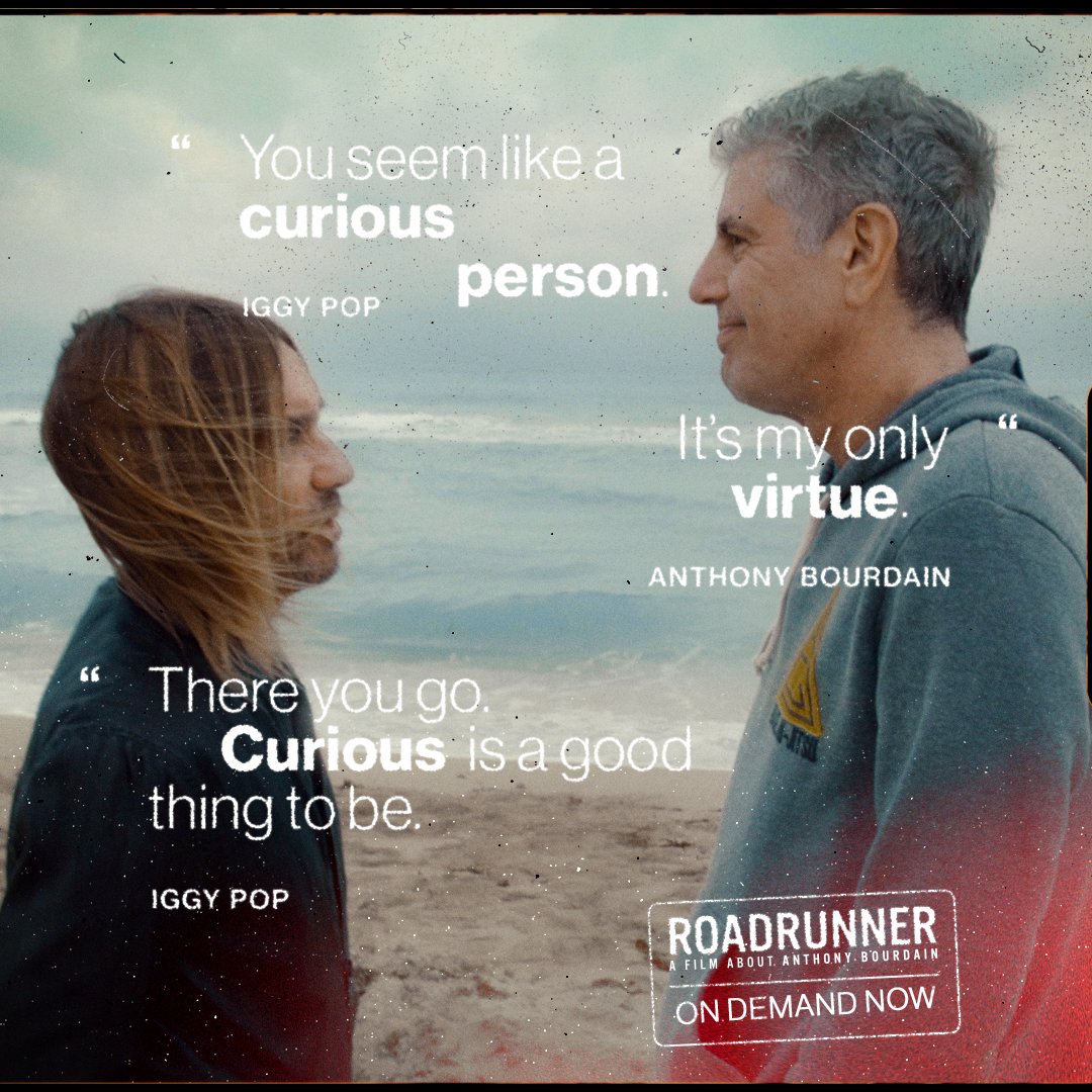 Always searching. #ROADRUNNER: A Film About Anthony Bourdain is on demand now.

🎥: WatchRoadrunner.com