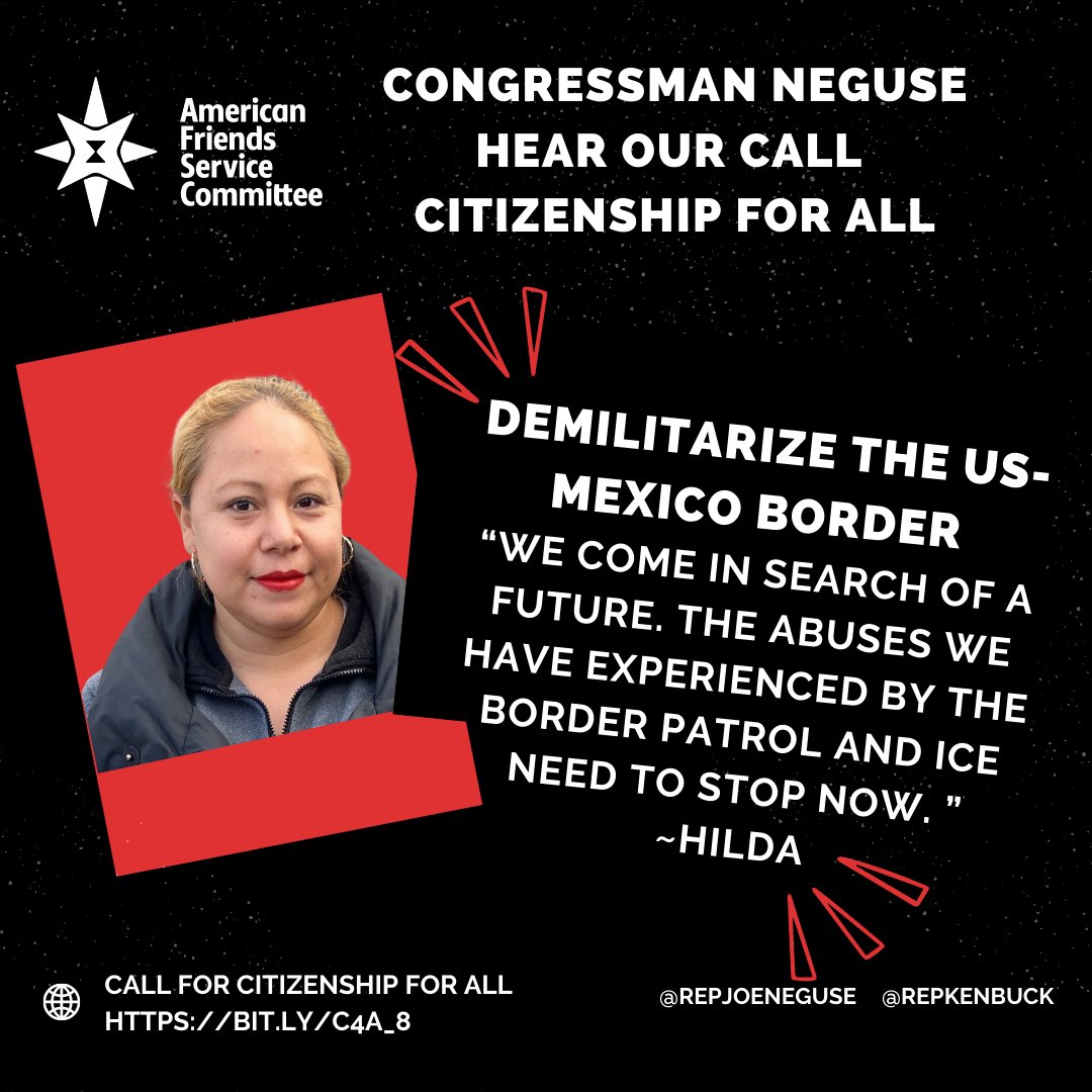 @RepJoeNeguse please demilitarize the US-Mexico border & reinstate people's civil liberties.  Border communities call for Congress to reduce spending on CBP+the wall and #RevitalizeNotMilitarize. Will you work to keep budget increases to CBP out of the reconciliation?