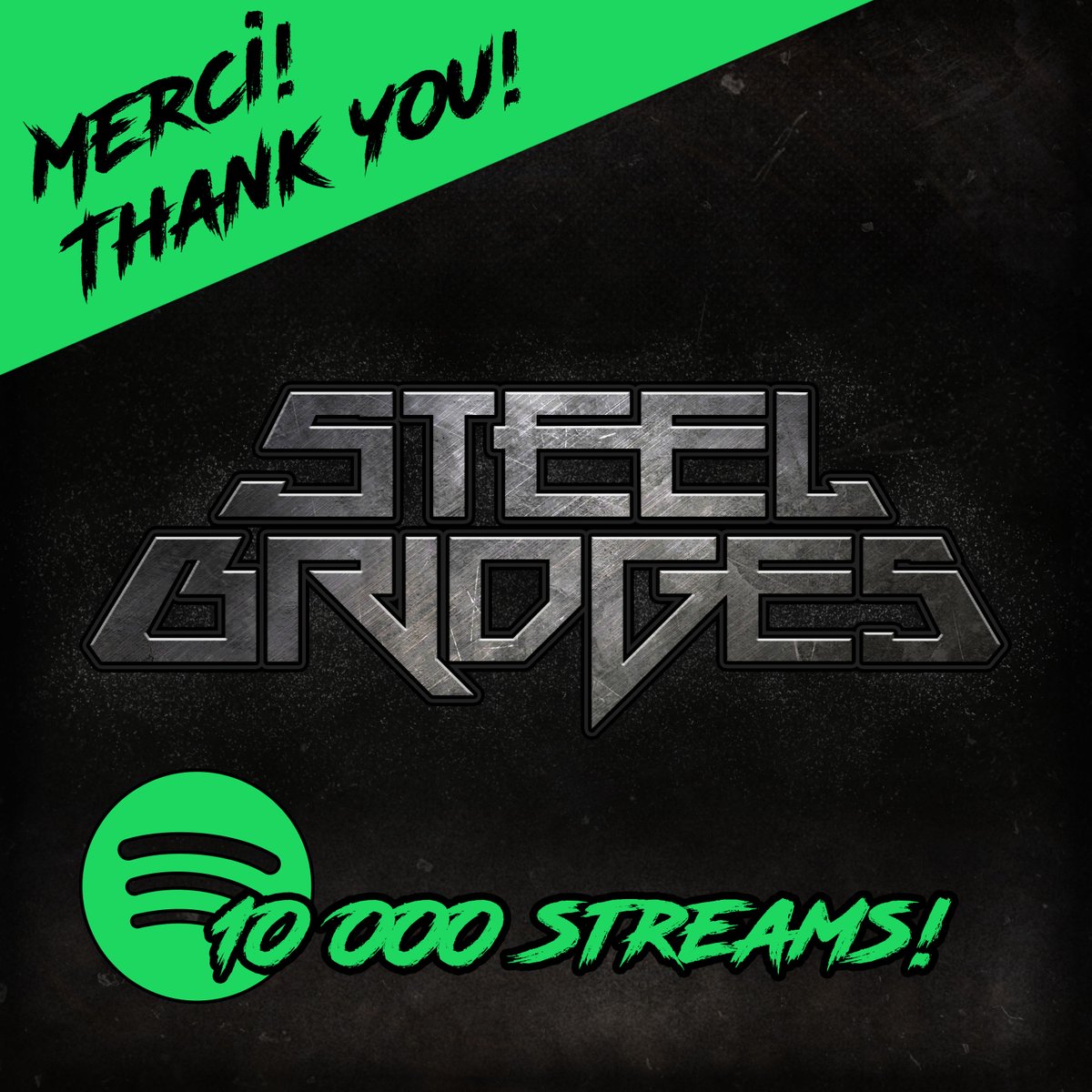Steel Bridges songs have now reached 10 000 streams on Spotify. Thanks to everyone who listens! You can listen to the latest album here: steelbridges.fanlink.to/UnderTheRug