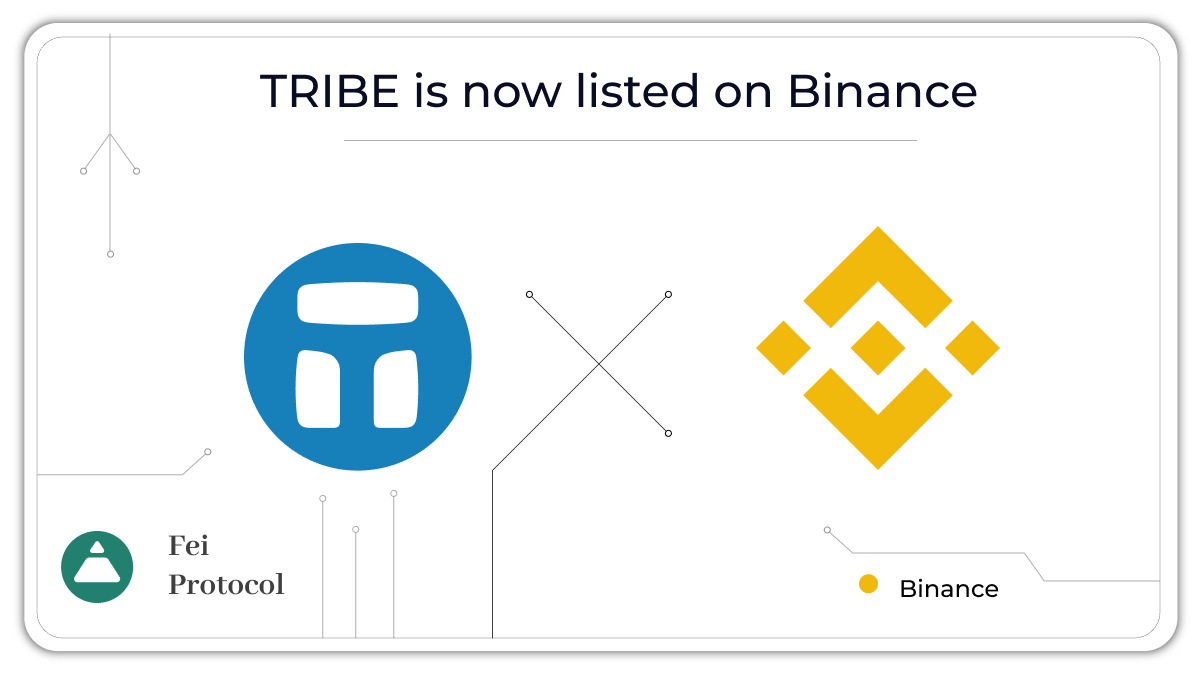 Another big day for the Tribe! 

We are pleased to announce that $TRIBE is now on @Binance! 🥳 
binance.com/en/support/ann…