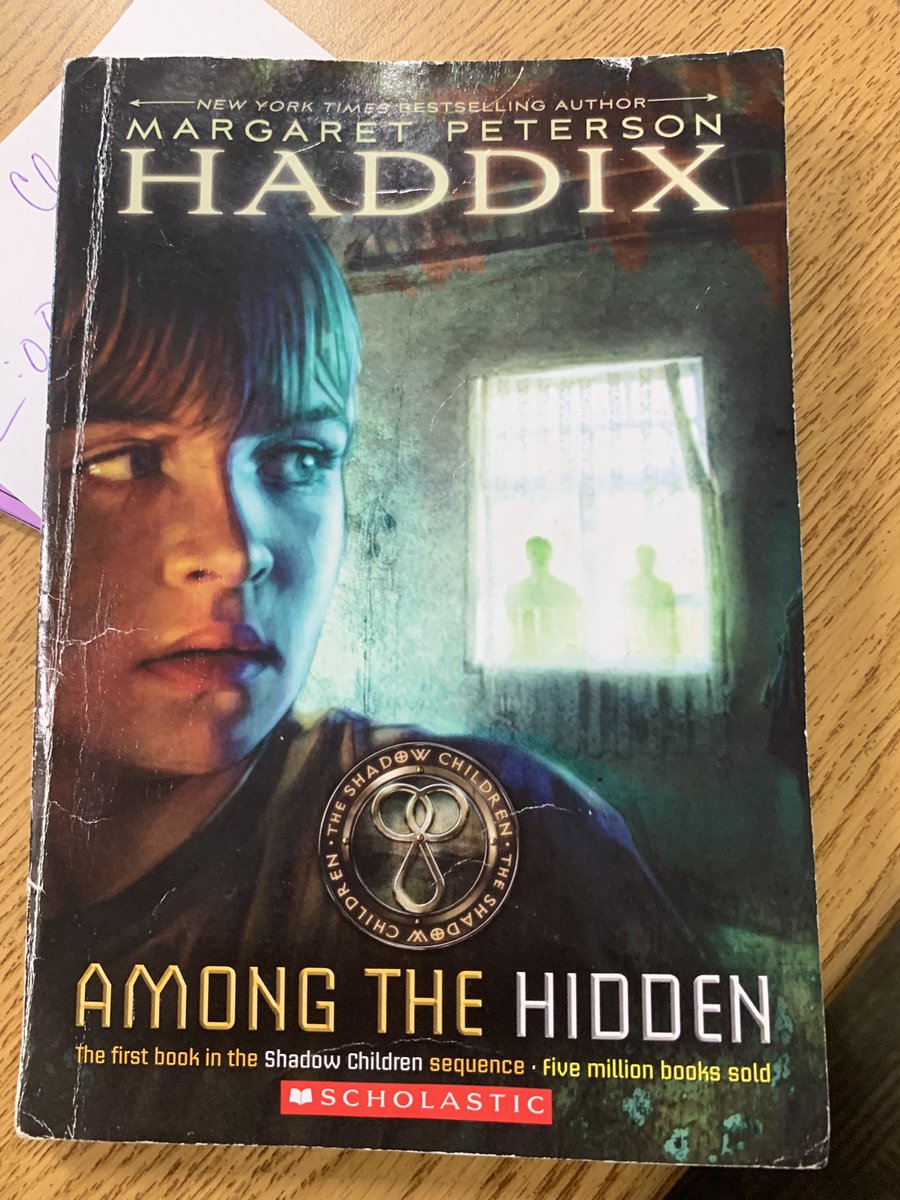 mrsulbrichHMS's tweet photo. When you pass out the books and a student yells, βLetβs Go!β #myβ€οΈ#readersareleaders #amongthehidden #readersareheroes @KJamesHMS @MrsN_PLSD @moore4minds @lyrics4learning #plsdproud https://t.co/72QlOB97WP
