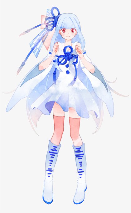 公式立ち絵がこれだからやっぱ白いイメージあるよね🤔 