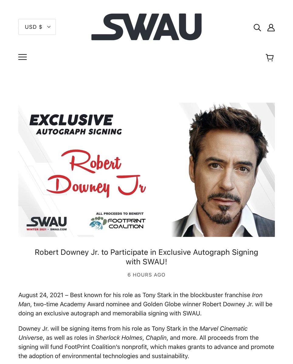 72%OFF!】 アイアンマン ロバート ダウニーJr氏 直筆サイン オート