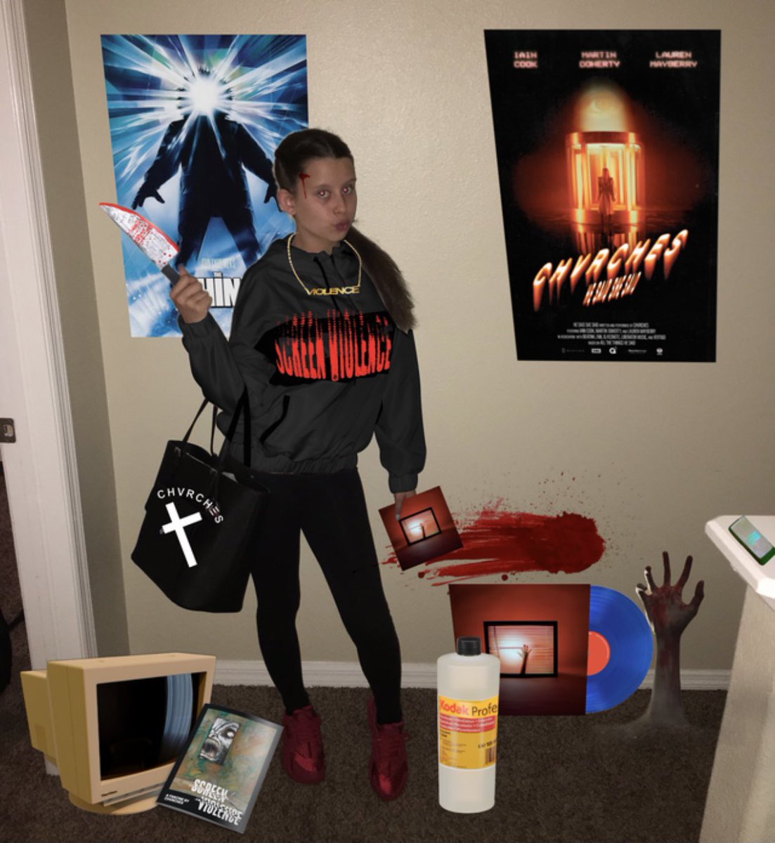 JeffreyJRiddle's tweet photo. Idk who did this, but IT ME AT 12AM FRIDAY. @CHVRCHES #SCREENVIOLENCE #CHVRCHES #chv4 #goodgirls #hesaidshesaid #hownottodrown https://t.co/olKHlPf3WW