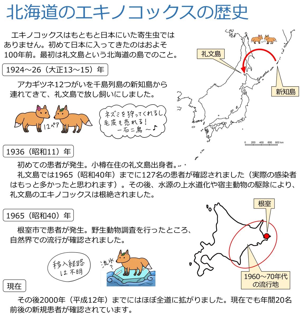 もともと北海道にはエキノコックスは存在しなかった！その悲しい歴史の全貌！