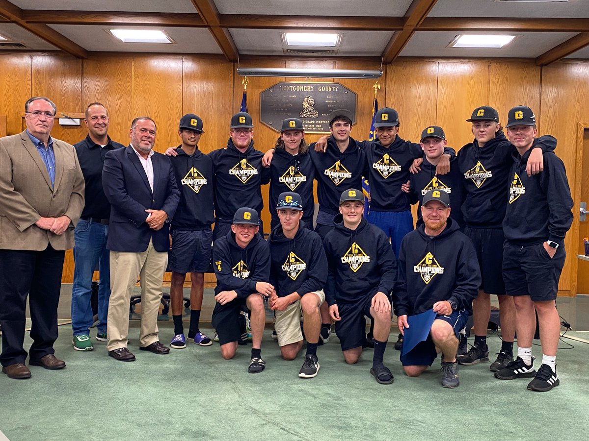 MontgomeryCoNY's tweet photo. County Legislators recognized  the Canajoharie High School Varsity Baseball team the Cougars, coach Joe Brown &amp; assistant coach Joe Fowler, tonight for their exceptional season &amp; determination which led them to claiming the Section II, Class C Championship game.#canjogrit https://t.co/geltJtKo1S