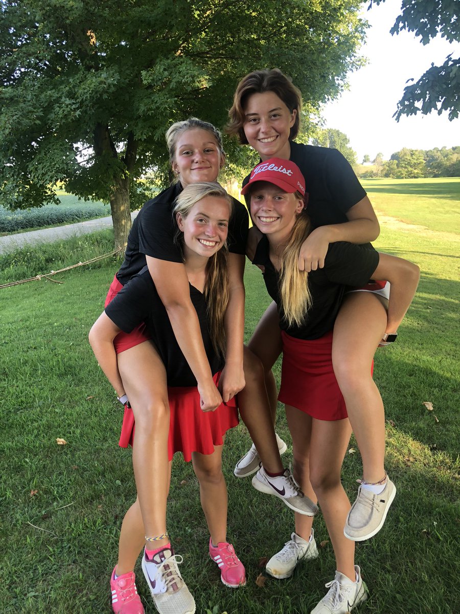 Make a record, break the record. Seems to be the theme for this team! Team score: 159 🔥⛳️🔥 <a href="/ShaunaWhite6/">Shauna White</a> tied @MegSaffell17s individual record with a 37 tonight at our home course! Meg and Morgan C both shot 39 tonight and <a href="/AbbyRiffle2/">Abby Riffle</a> with a 44! #shs #shsgirlsgolf