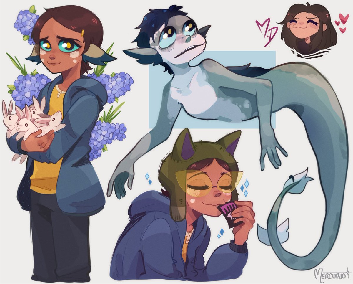 mercurio_unu's tweet photo. Some Vee sketches I needed to color 
#TheOwlHouse https://t.co/QEtPsqGdEX