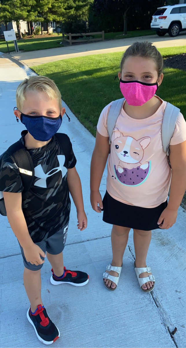Happy first day! First and Third grade! Have a great year! <a href="/BoniCooper/">Boni Cooper</a> <a href="/MillerM1stGrade/">Mrs. Molly Miller</a>