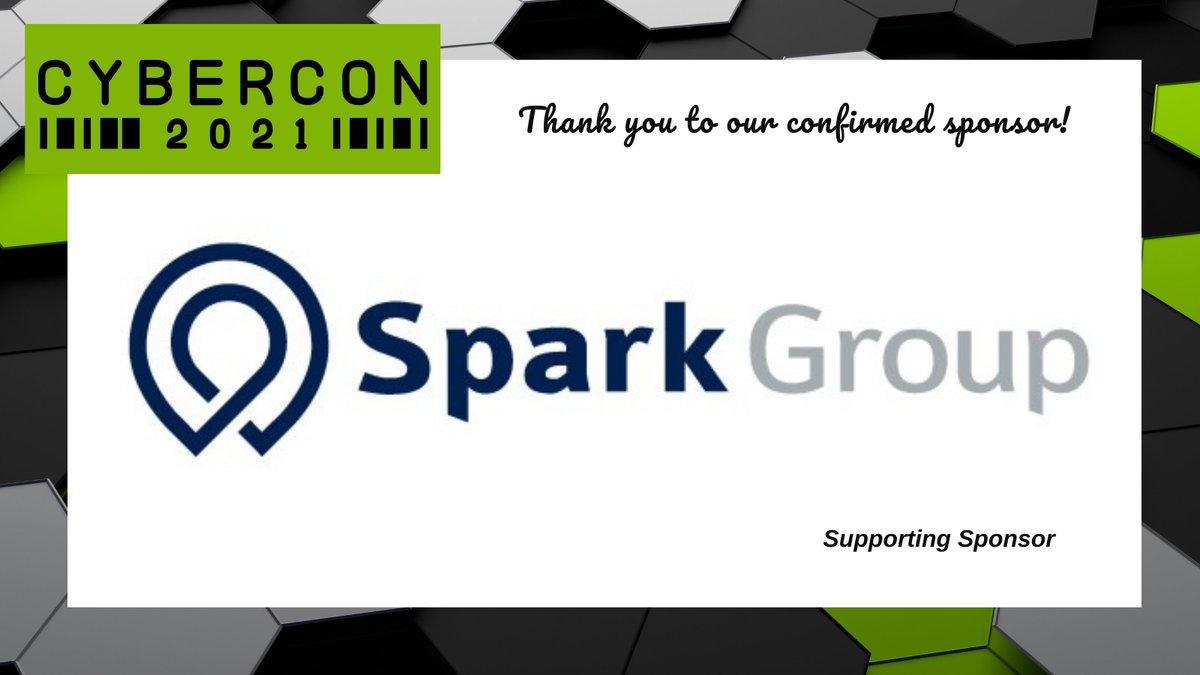 Thank you to our 2021 supporting sponsor, Spark Group. We appreciate your support! cyberconbsc.com #cyberconference #education #CyberSecurity