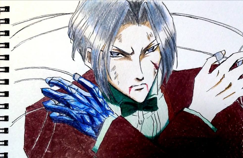 先日うしおととらのイラストを拝見して ついつい大好きな作品からくりサーカスのギ さいさいのイラスト