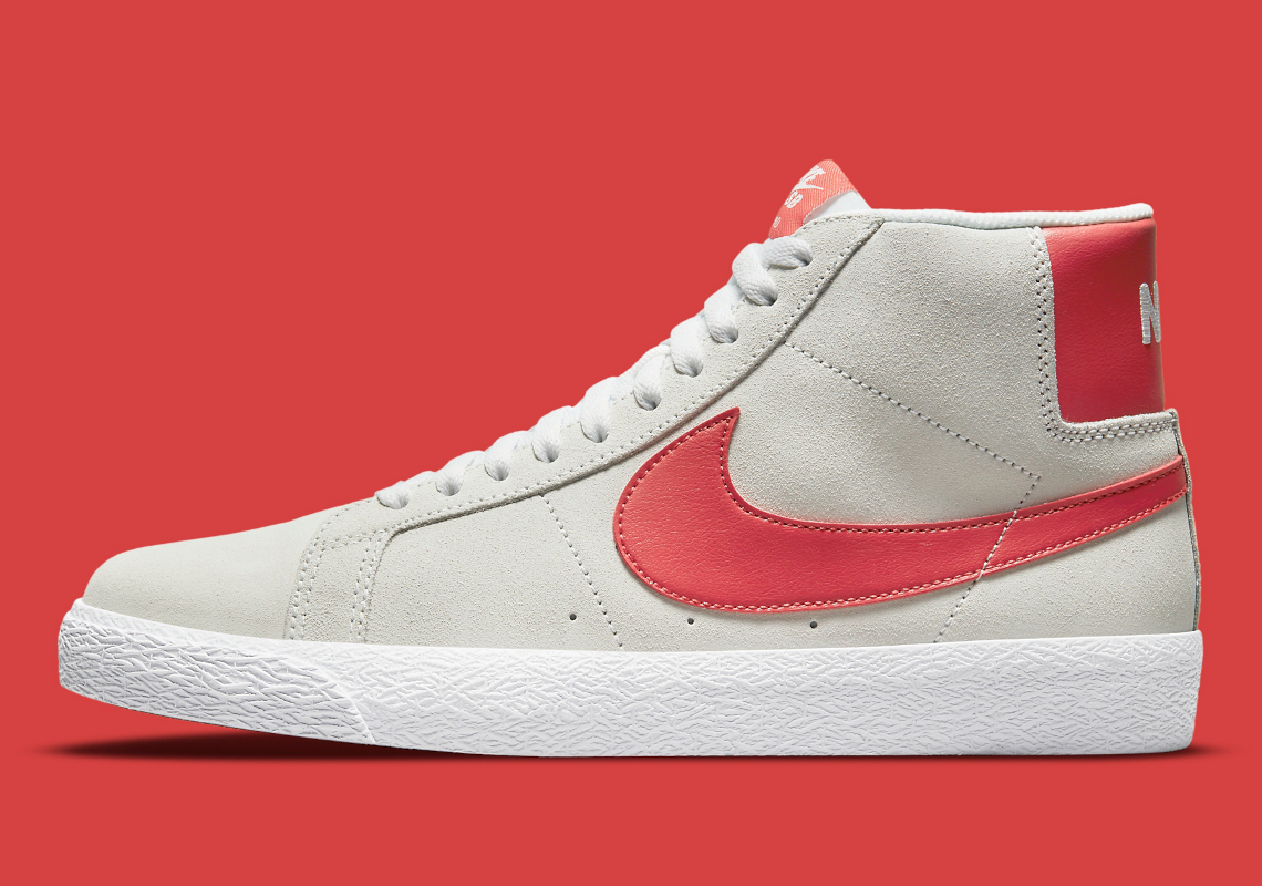 SneakerNews's tweet photo. 'Lobster' accents animate this Nike SB Blazer Mid 🦞: https://t.co/In2kd6X3fI https://t.co/YVtzt3QPdD
