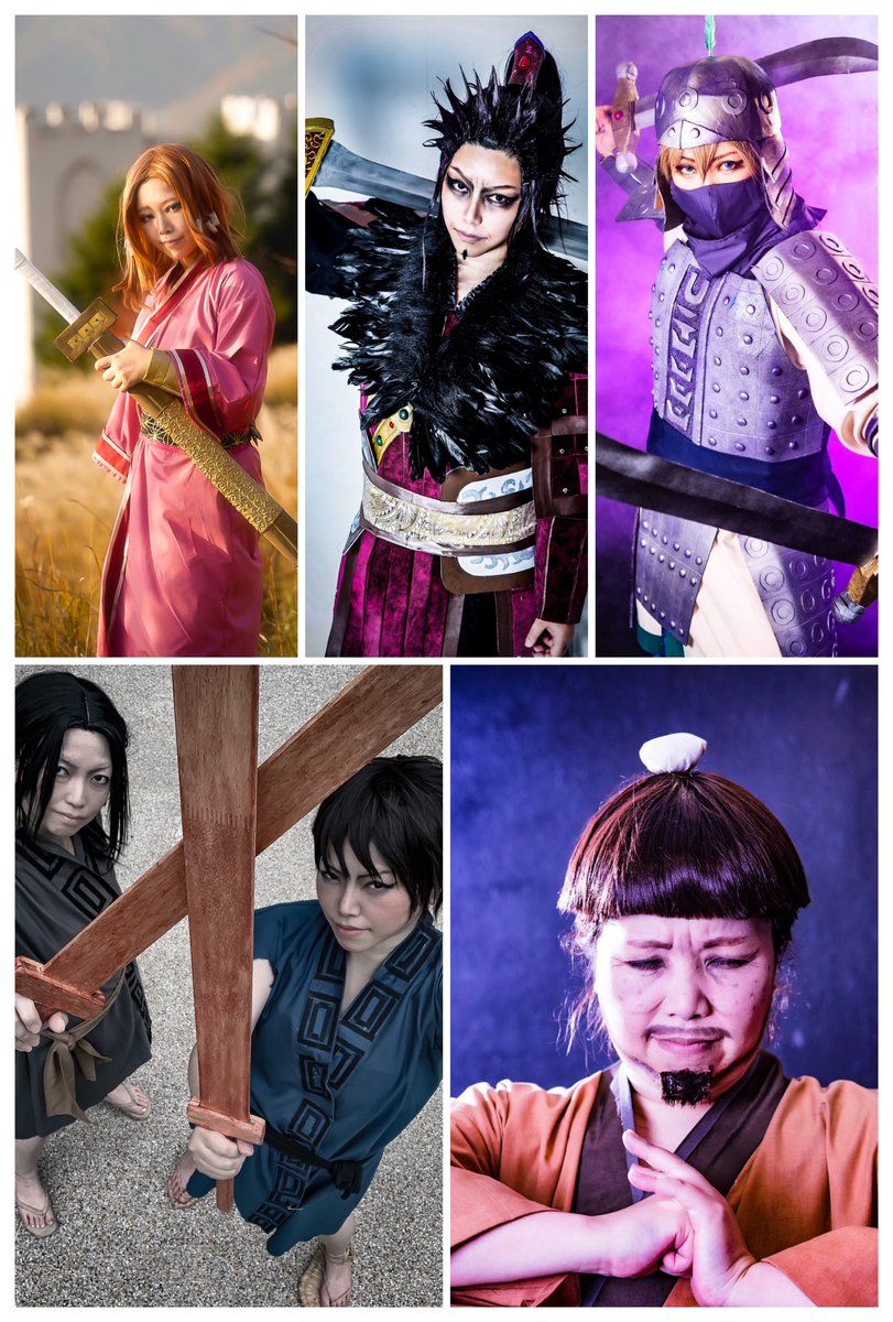 sacocos4444's tweet photo. あんまりコス写真上げへんから自己紹介がてらコスプレまとめたん固定にしとく☺️
好きなジャンルかぶってる方仲良くしてください💕（とくにキングダム） https://t.co/pOFlhuVXTe