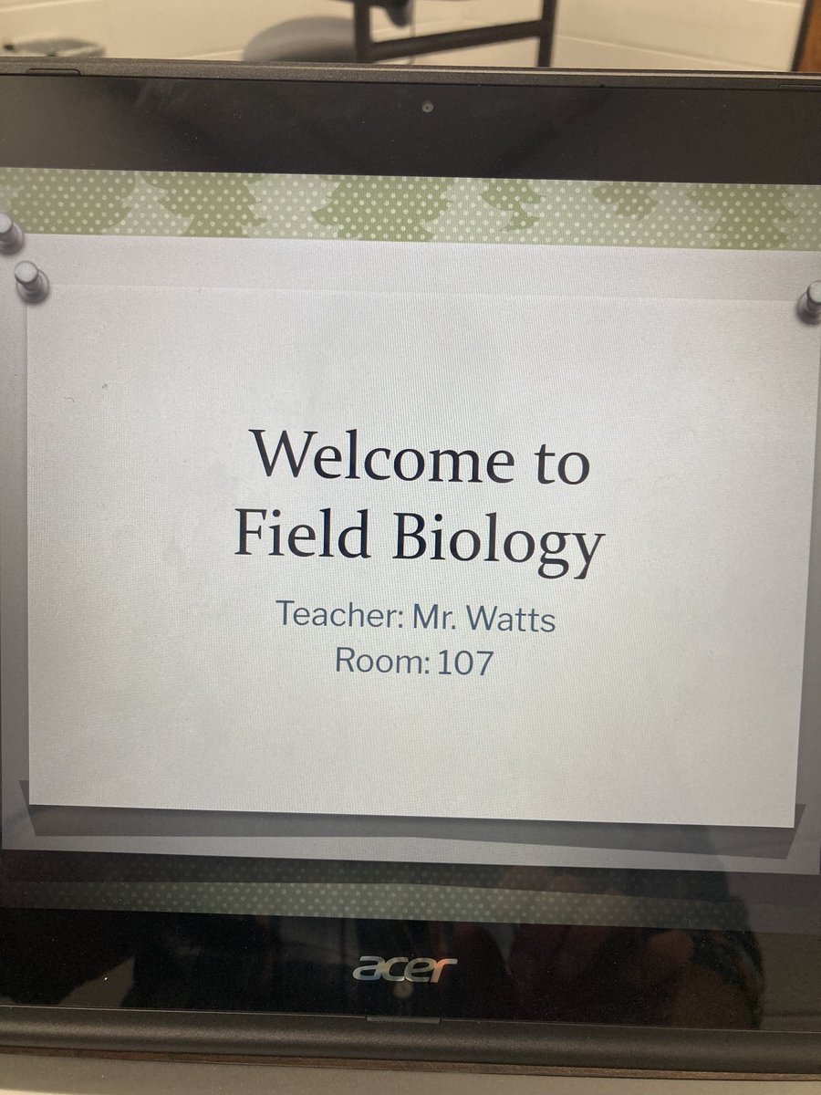 I am happy for the chance to get back to the classroom in addition to being an instructional coach. 2013-14 was the last year I taught a traditional class. Time to students outside and Ss excited about learning science. #monarchpride #dhsfieldbio