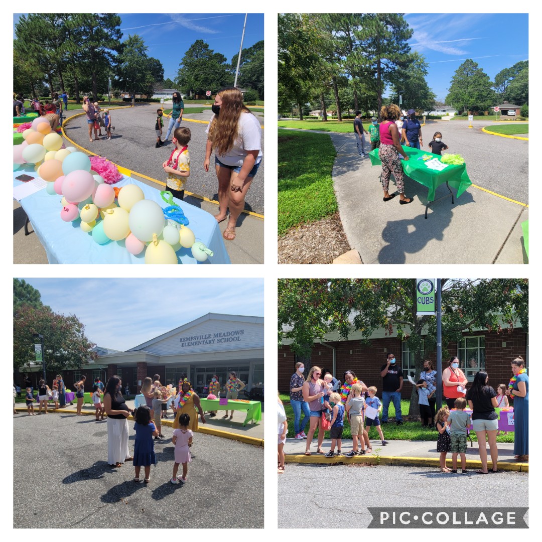 Our little Cubs are back! So good to meet our Pre-K and K families at the Meadow for Pop in for Popsicles! Great turnout! #CubNation 🦁! @KMES_PTA @KempsMeadowsES