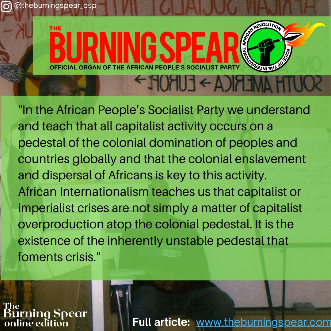 Chairman Yeshitela’s Political Report entitled “African Workers of the World, Unite and Organize!” Full article: theburningspear.com/2021/08/Africa… @omaliyeshitela