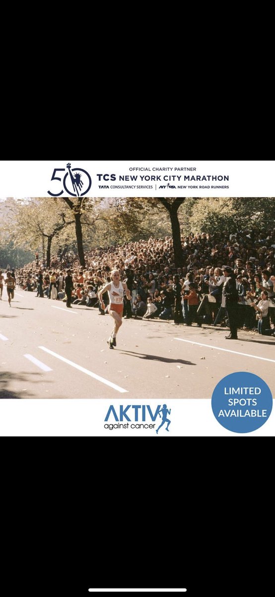 The 2021 New York City Marathon is Sunday November 7th, 2021 and there are still spots to run on #TeamAKTIV!! 
Email: nicholas@wcpg.co 
for more information! 

#tcsnycmarathon #charitypartner #aktivagainstcancer #nyc