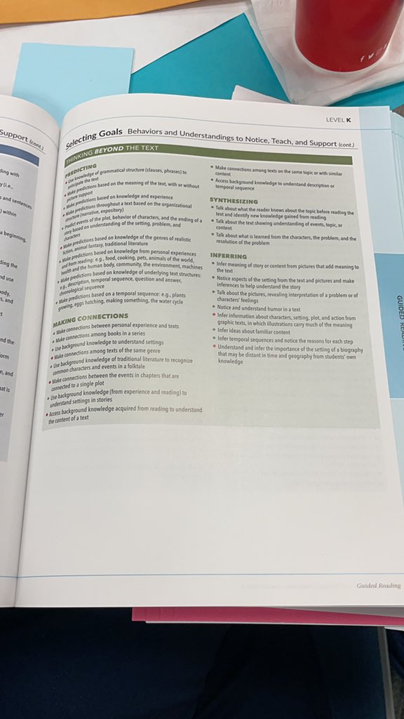 Can't wait to help teachers use the Literacy Continuum with their RR data to analyze students strengths and needs! <a href="/Humble_ElemELA/">Humble ISD Elementary ELA</a> #ReadThinkWrite #EveryChildReads