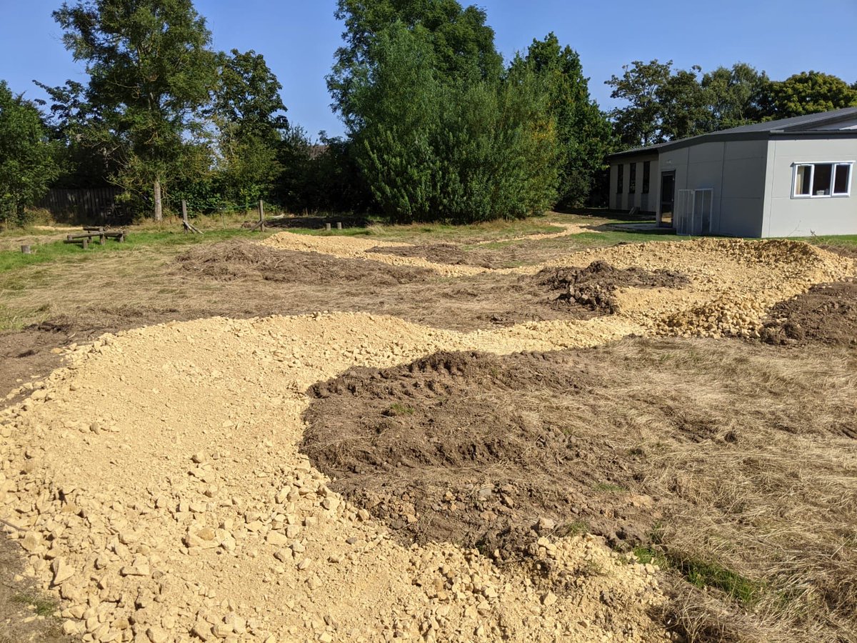 BikeDoctorDave's tweet photo. Another top day at the #Trackbuild @StanningtonFir2 #everyschoolshouldhaveone @bike4healthorg @ActiveNland @NP_Partnership @Space_4Learning taking shape and loving those berms 🚲😁👍#morekidsonbikes @NorthumbriaNHS https://t.co/jIhBGeTEX8