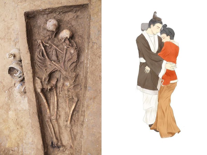 1,500-Year-Old Skeletons Found Locked in Embrace in Chinese Cemetery. smithsonianmag.com/smart-news/150…