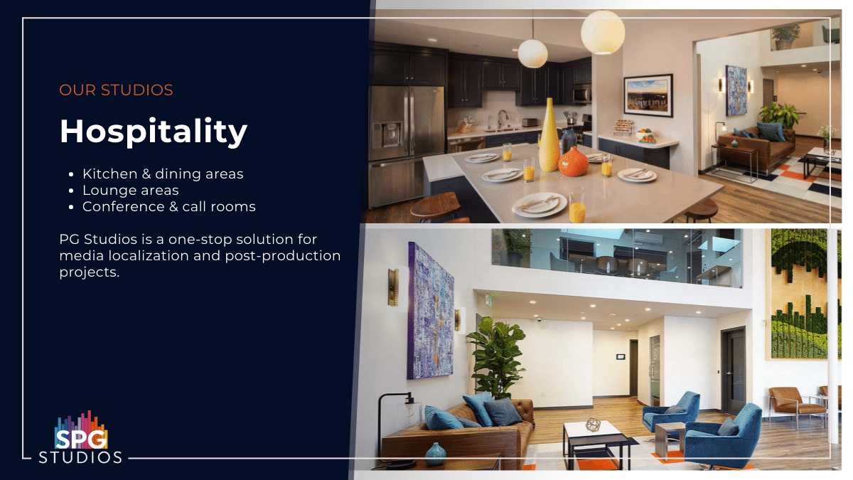 SPGStudios_'s tweet photo. We're a one-stop solution for #media #localization and #postproduction projects and alongside our recording booths and #ADR rooms, #Atmos mixing stages and sleek editorial space we also offer a range of on-site hospitality services. Check them out here: https://t.co/Hl4MDV4uFZ https://t.co/pN1kZM90ZR