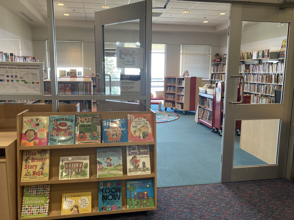 The library is ready for students to write. Write?! Yes, the <a href="/MulgraveSchool/">Mulgrave School</a> Jr. library is ready for students to get inspired by authors. #literacy #writing #inquiring #writersworkshop