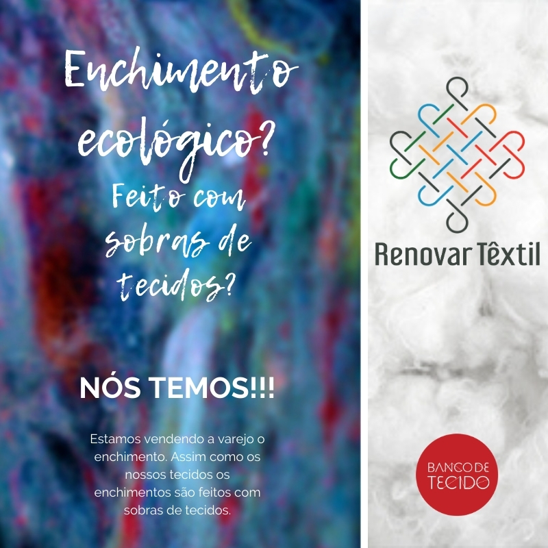 BancodeTecido's tweet photo. Enchimento Ecológico da @renovartextil feito com sobras de tecidos? 

Nós Temos! 

#vendasonline #tecidos #loja #lojavirtual
#bancodetecido #tecidodereuso #consumoconsciente #sustentabilidade #economiacircular #enchimento #renovartextil #modasustentavel #reuse #meioambiente https://t.co/AUtOQ8U7vb