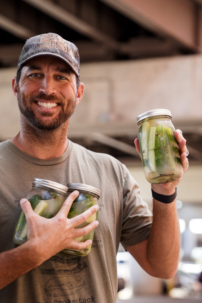 Cardinals's tweet photo. Who needs orange slices, when @UncleCharlie50 is bringing homegrown pickles! https://t.co/fJPqJa4NyL