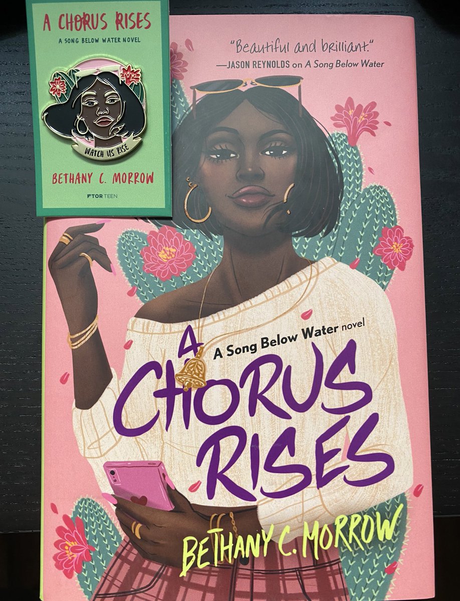 SteveDunk5's tweet photo. Look at this sweet #AChorusRises pin that showed up! I don’t plan these @BCMorrow days, the universe wills it. @torteen #Naema https://t.co/g2q0pvwbxn