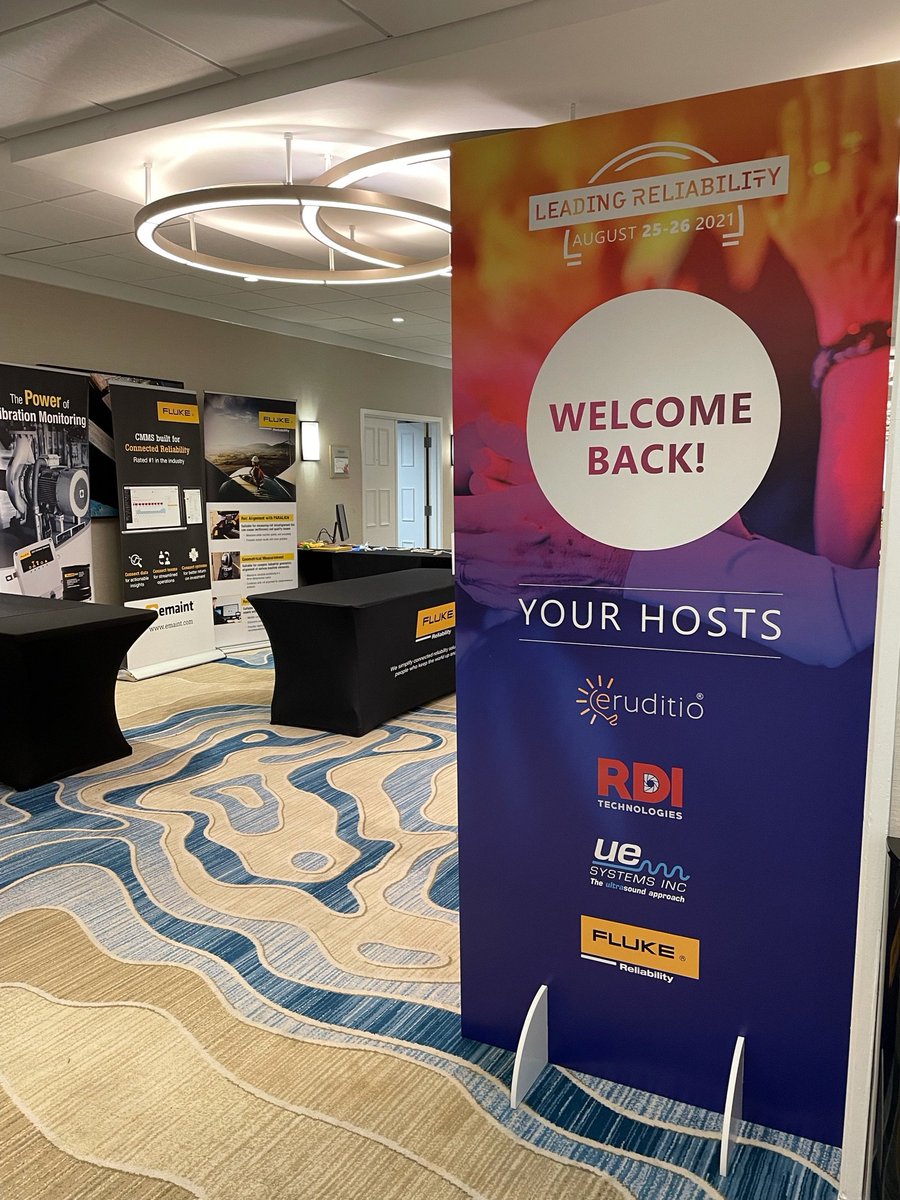 rditechnologies's tweet photo. Take a look behind the scenes of the #LeadingReliability conference. Our workshop attendees had a great time, and booths are going up. We're looking forward to seeing everyone tomorrow and having a great week!
#reliability #maintenace #manufacturing #training #conference https://t.co/bR8LfxBUWW
