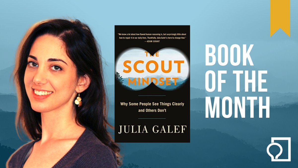 Book of the Month: The Scout Mindset | Julia Galef
#betterbookclub #culture #reader
