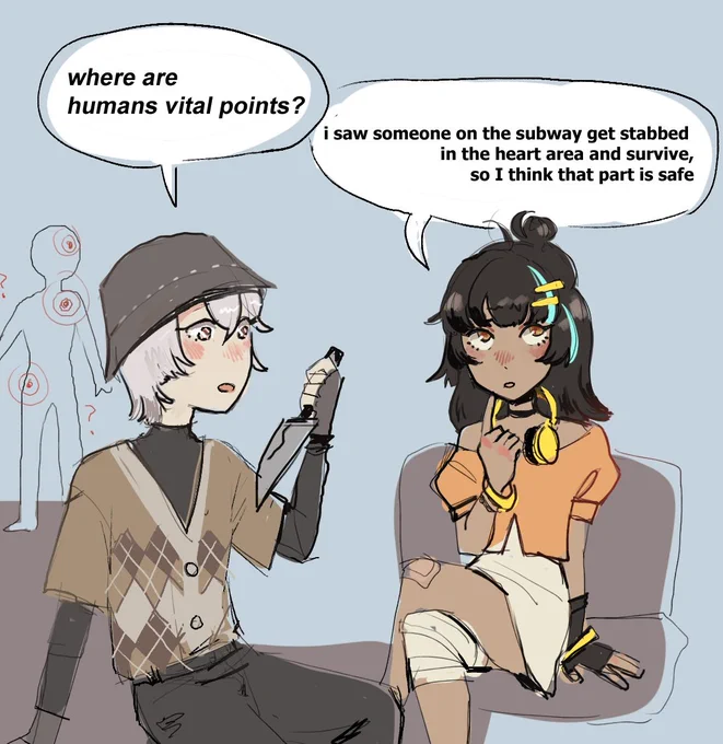 brother/sister duo disguised as humans learning wildly inaccurate information on human life 