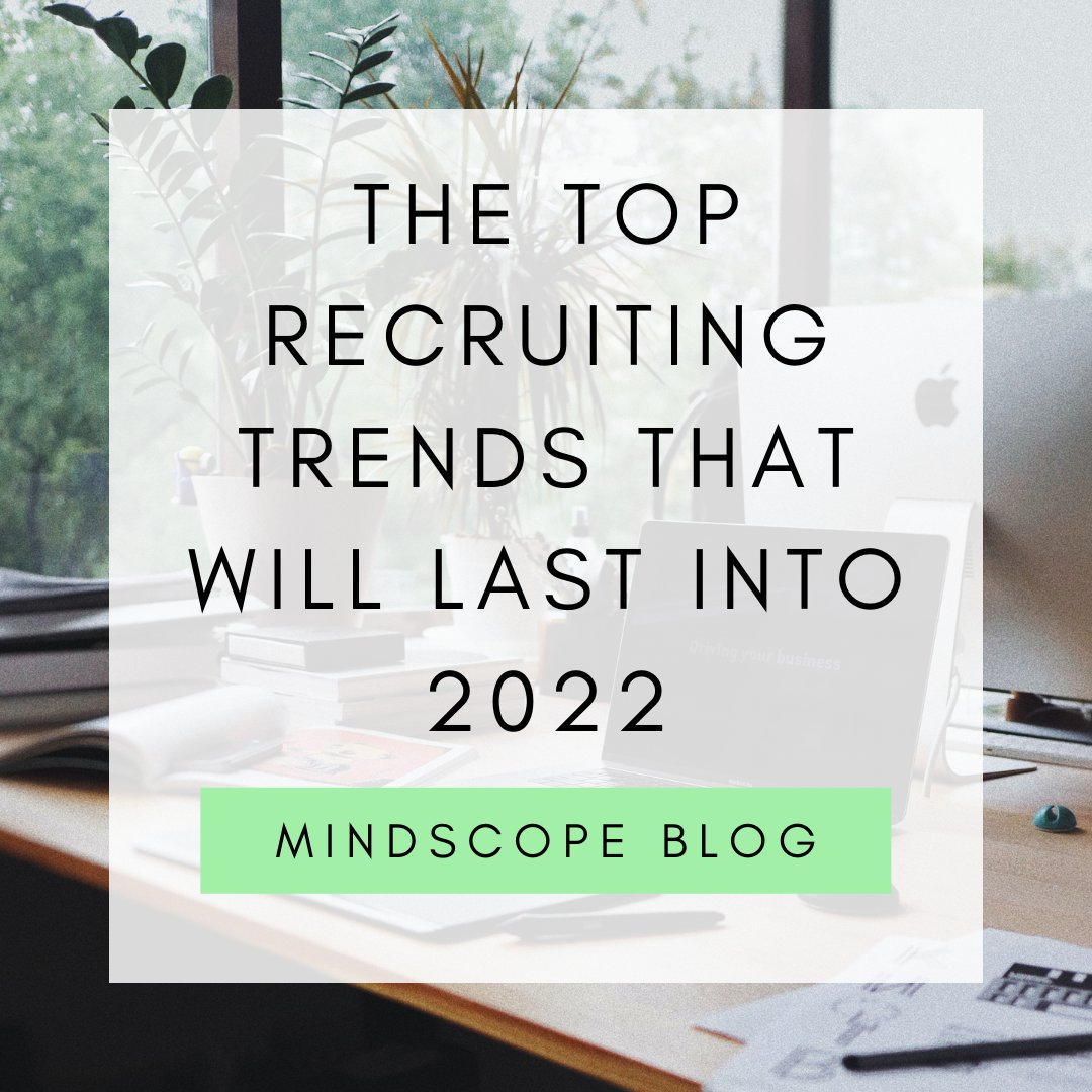 MindscopeATS's tweet image. It’s hard to believe, but we are only 4 months away from 2022! Find out which trends and industry approaches from 2021 will become the norm in staffing and recruiting world for 2022 and beyond. Master these ap... #recruitingtrends #newyear #mindscope #ATS instagram.com/p/CS-J6bhFdP3/