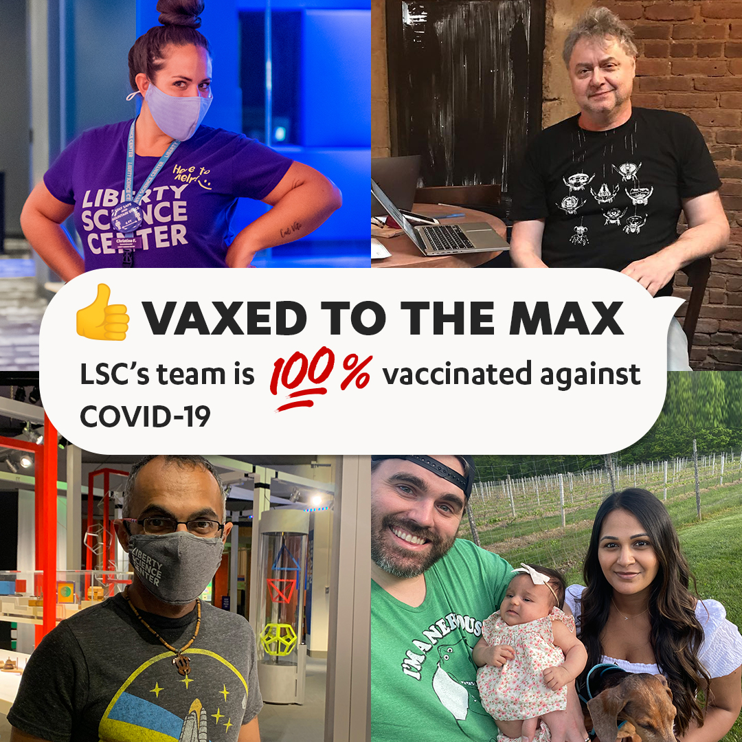 At LSC, we recognize the best way to keep our community safe is by following the science and getting #vaccinated. Our team is #100percentvaccinated against #COVID19! 

Visit the LSC blog to learn more from our staff on why they chose to get vaccinated: bit.ly/3yg6K0X