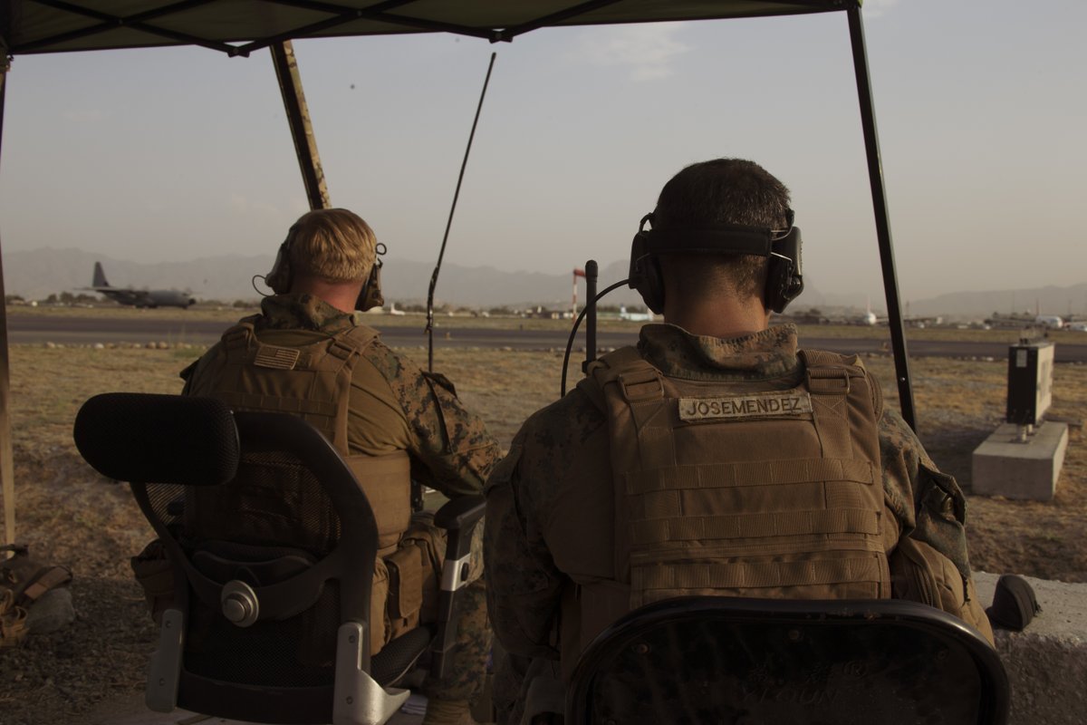 related to the control of air traffic and flight line operations within Hamid Karzai International Airport, Afghanistan. Their responsibilities