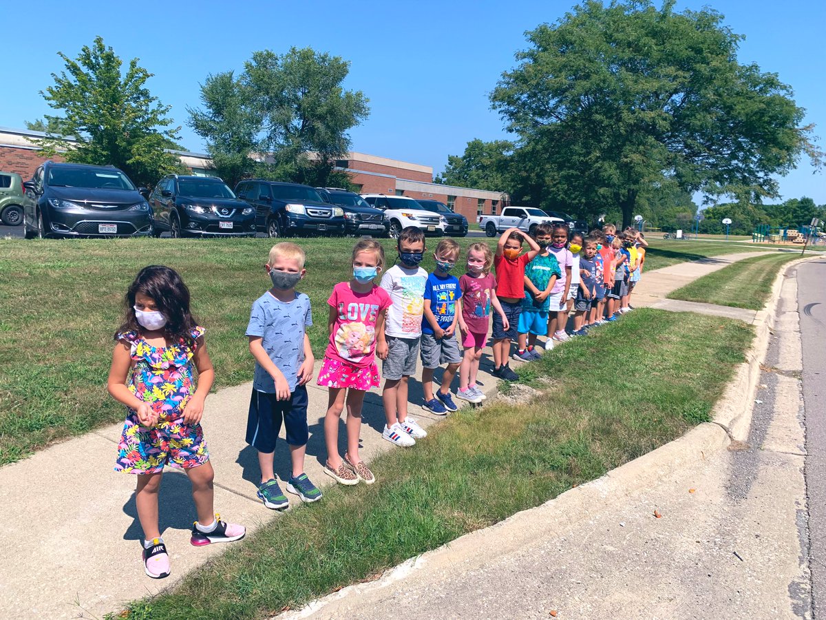 🚨 FIRE DRILL practice 🚨 
We know where to go, incase of a fire 🔥 Toes to the grass, quiet as can be, and listen for your name and directions