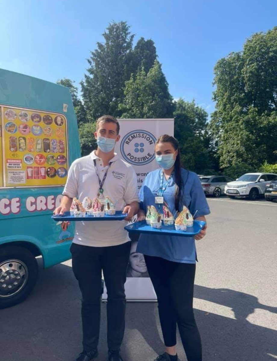 Last photo and I'll stop 🤗 Lovely PICU staff with a ward delivery for patients and staff at St Cadocs today <a href="/RemissionPos/">RemissionPossible</a> <a href="/AneurinBevanUHB/">Aneurin Bevan University Health Board</a> #mentalhealth #spreadingjoy <a href="/Amybuckhall/">Amy Buckley</a> Hope you had a special delivery!