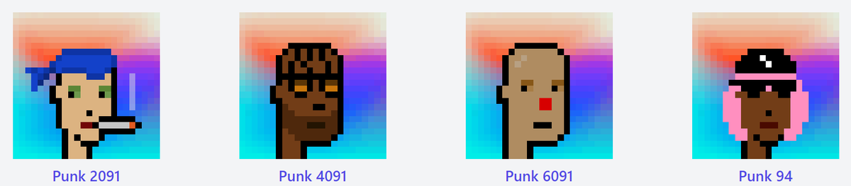 dartsdebruin's tweet image. New #stackspunks minted for the collection, from
@PunksOnStacks