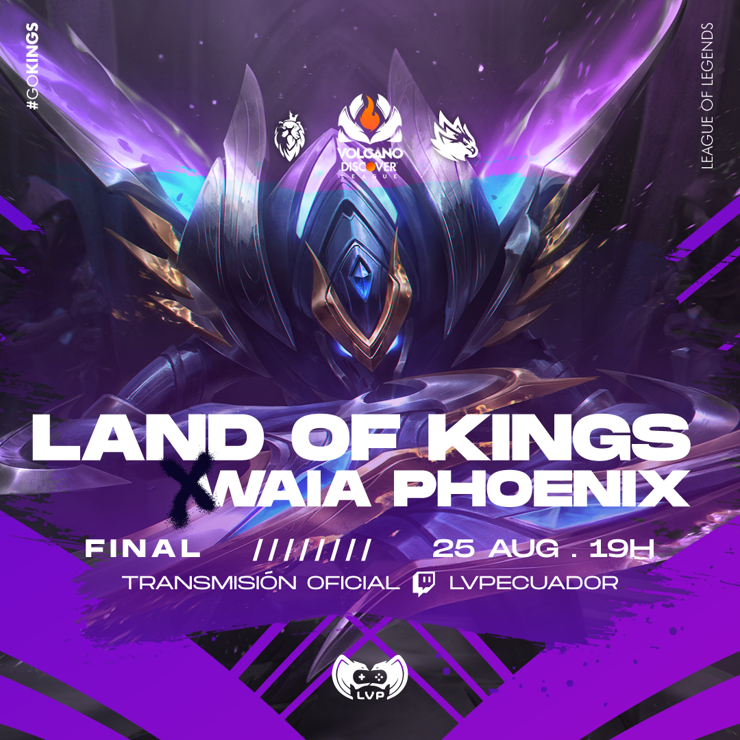 LandofKings2's tweet photo. Nuestros Leones están listos 🦁👑.
Acompañanos en la Final, la lucha contra el Ascenso a la Liga Profesional. @LVPEcuador .
#GOKINGS https://t.co/ulaTvJXSBv