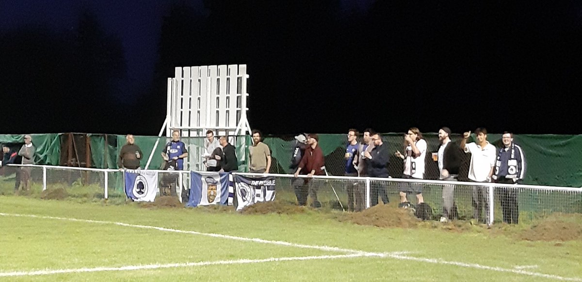 Dull game, but what a night with the rabble. Favourite yet. Absolute nonsense chants from start to finish. Best grub in non league too.