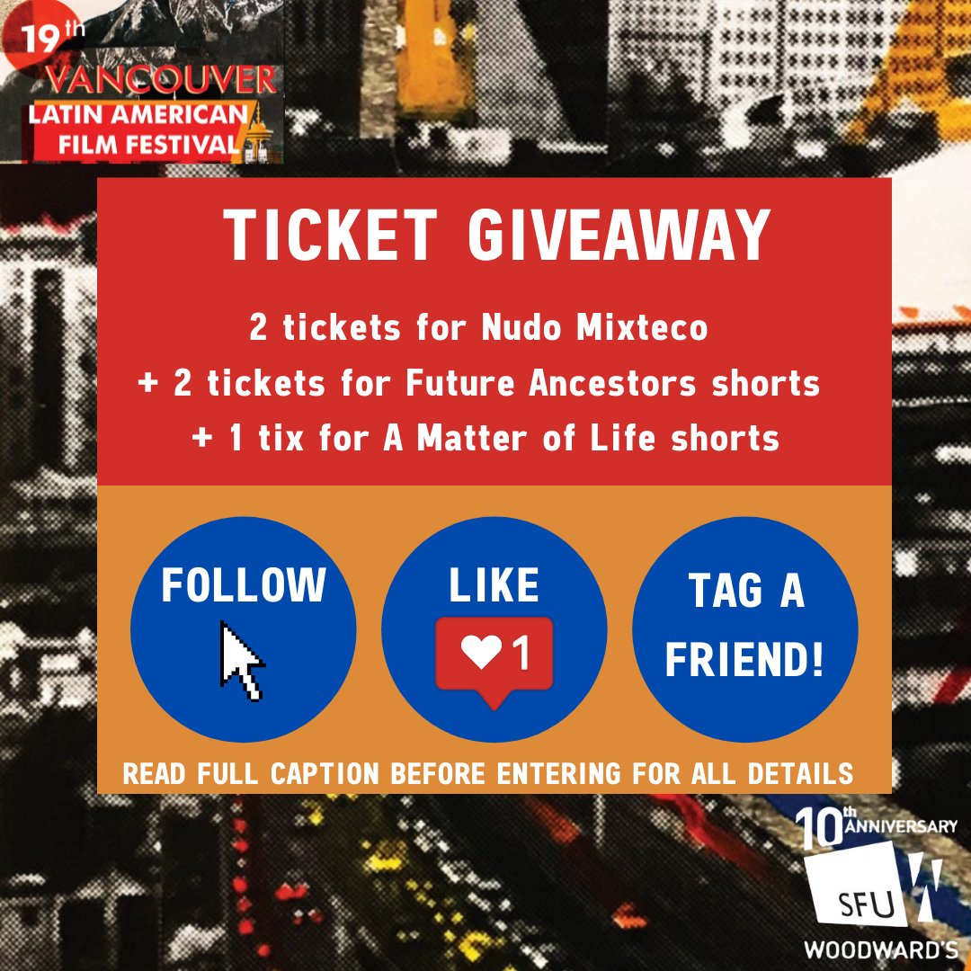 SFU_W's tweet photo. Today is the last day to enter out giveaway! 📽
We've teamed up with @VLAFF to giveaway 5 tickets. https://t.co/RWZLWBHsrY
Head over to our Instagram to enter our:
https://t.co/0AOlTbt3Aa
https://t.co/rSJgiPH7GF
#VLAFF #VLAFF2021 #VLAFFAcrossCanada #Giveaway https://t.co/5tEokDTJkw