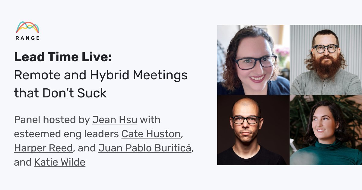 LeadTimeCo's tweet photo. Tomorrow at the first #LeadTimeLive, engineering leader @gokatiewilde (@buffer) will be joining us for an exciting panel discussion on running effective remote and hybrid team meetings. You wonโt want to miss it.
Get your ticket now. ๐๐ https://t.co/1oRNYHo9e6 https://t.co/huDNjjKwu1