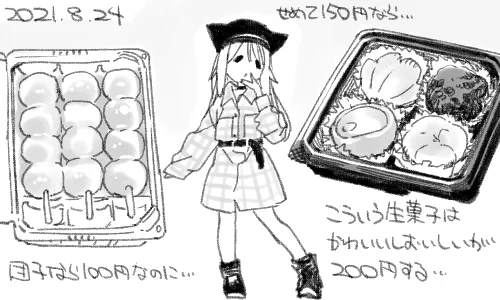 わたしはこんなにもおまえを愛している……
だから、時々、この手の和菓子を
メチャクチャ食べたくなるのだよ……!! 