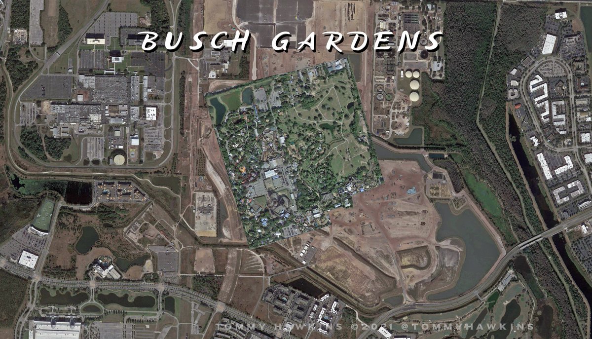 And because I am  #TeamThemeParks here are some more. Busch Gardens was the most problematic as its a giant rectangle  #EpicUniverse