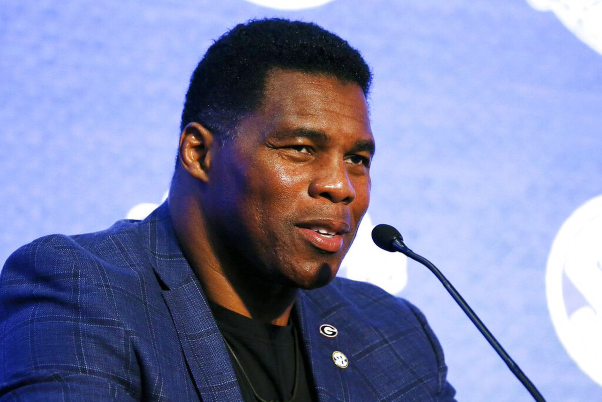 aldotcom's tweet photo. Georgia football legend Herschel Walker is running for U.S. Senate in the state. He will run as a Republican for the seat currently held by the Rev. Raphael Warnock. https://t.co/vOLhqavOLM https://t.co/0H05BFbRjF
