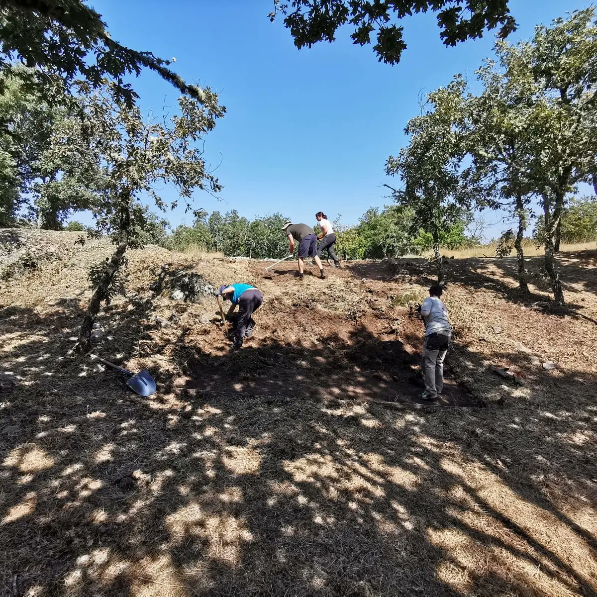 HistoriaOurense's tweet photo. Tras a limpeza da área , no #CastrodaAcea, hoxe comezaron propiamente as escavacións que están dirixidas polo ⛏️ arqueólogo e egresado da 🎓 @uvigo David Pérez https://t.co/VsxpcJiiao
#BañosdeMolgas
#CampusdeOurense #GEAAT #historia #arte #xeografía #arqueoloxía #pceo https://t.co/Wbyjbp2XIz